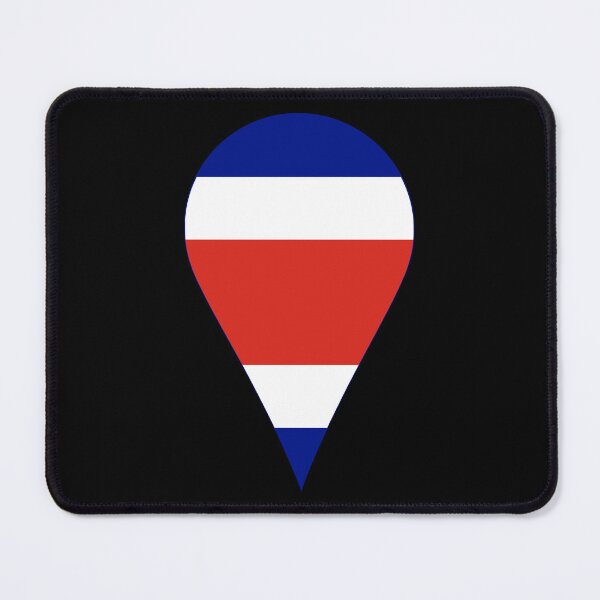 Item preview, Costa Rica Flag Location Pin Map Marker | Costa Rican Destination GPS Icon designed and sold by NTGUILTY.