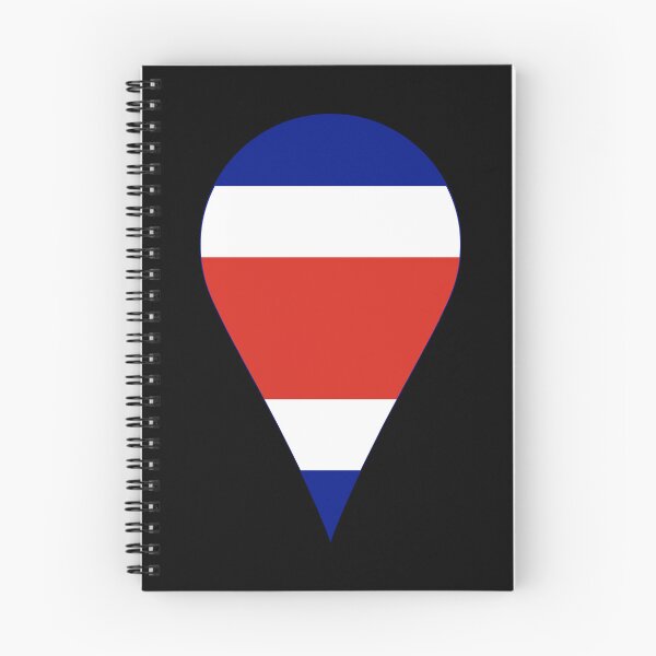 Item preview, Costa Rica Flag Location Pin Map Marker | Costa Rican Destination GPS Icon designed and sold by NTGUILTY.