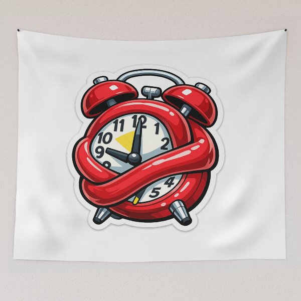 Item preview, Wound Up Clock designed and sold by AbstractAnom.