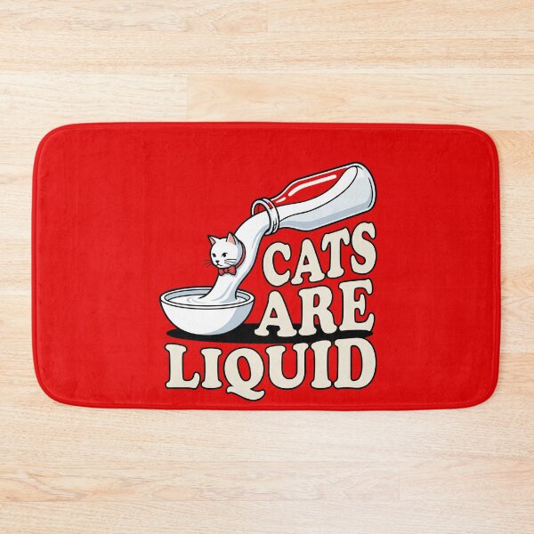 Item preview, Cats Are Liquid Pouring Milk Bottle Illustration designed and sold by Rare By Hero.