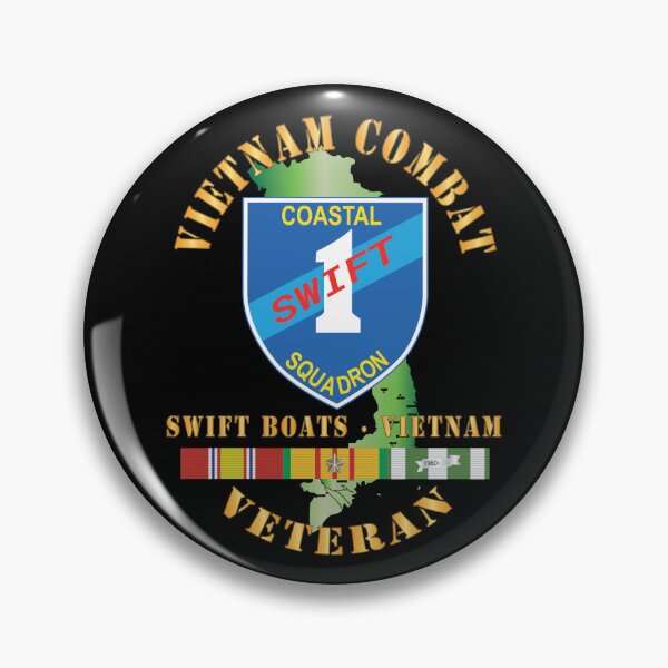 Item preview, Coastal Squadron One (Blue) - SSI -Swift Boats - Vietnam w VN SVC X 300 designed and sold by Military Insignia Products.