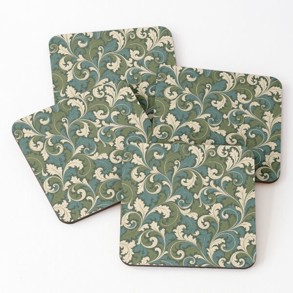 Item preview, Acanthus Scroll Foliage Seamless Pattern | Vintage William Morris Repeat Design designed and sold by StickyGuys.