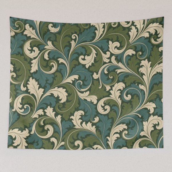 Item preview, Acanthus Scroll Foliage Seamless Pattern | Vintage William Morris Repeat Design designed and sold by StickyGuys.