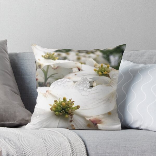 Item preview, White Dogwood flowers, no filter photograph designed and sold by GiSilver.