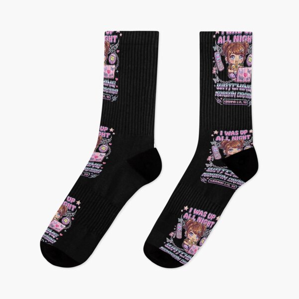 Item preview, I WAS UP ALL NIGHT WATCHING KOREAN DRAMA Cute Y2k Aesthetic Kawaii Funny Meme Quote Design | K-Drama Addict | Kdrama Lover | K-Drama Obsessed | Korean Merch designed and sold by TeenLake.
