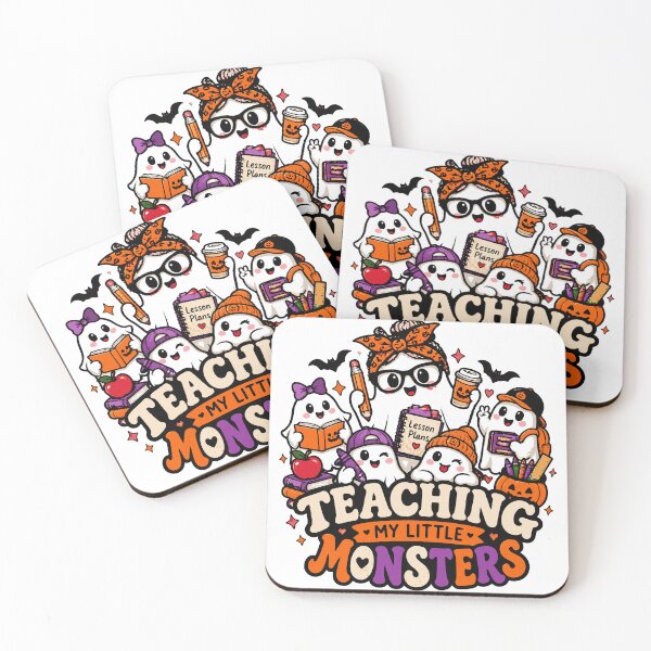 Item preview, Teaching My Little Monsters Halloween Teacher designed and sold by Sunday.Supply.