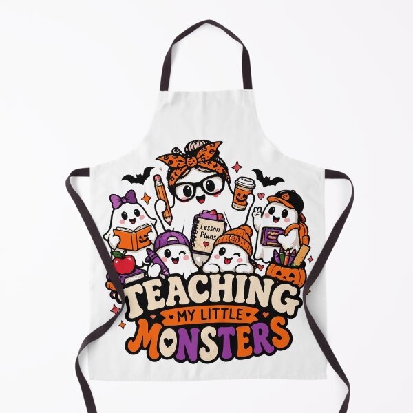 Item preview, Teaching My Little Monsters Halloween Teacher designed and sold by Sunday.Supply.