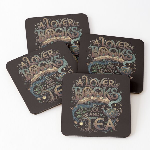 Item preview, A  Lover Of Books And Tea designed and sold by SkrabinhoArt.