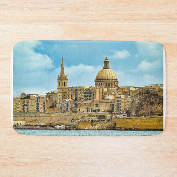 Item preview, Valletta skyline with Basilica of Our Lady of Mount Carmel, Malta designed and sold by goceris.
