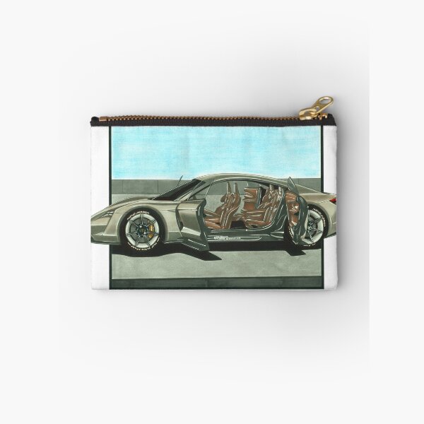 Item preview, Exclusive drawing modern futuristic germany supercar Taycan Turbo S Mission E designed and sold by Cars23.