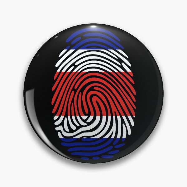 Item preview, Costa Rica Flag Fingerprint Identity | Costa Rican DNA Heritage Graphic designed and sold by NTGUILTY.
