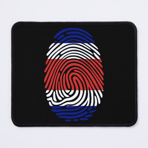 Item preview, Costa Rica Flag Fingerprint Identity | Costa Rican DNA Heritage Graphic designed and sold by NTGUILTY.