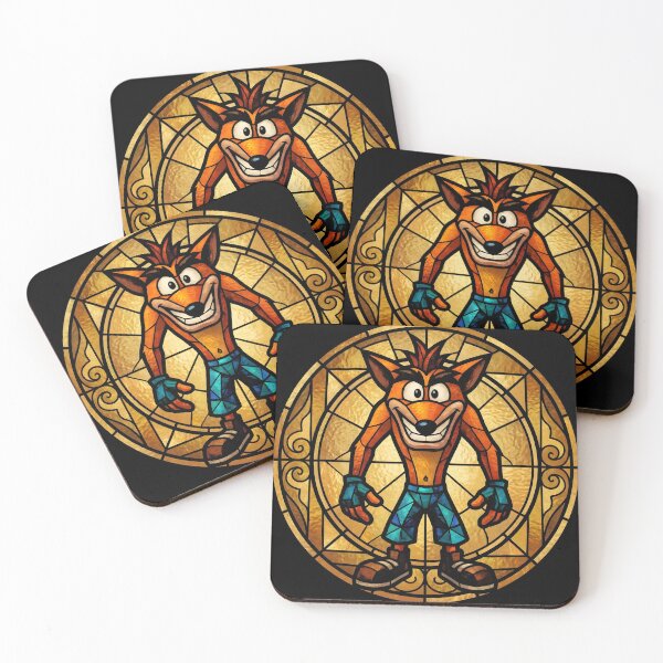 Item preview, Crash Bandicoot Crash Bandicoot Stained Glass Video Game Streetwear Tee designed and sold by Senpaiwaves.