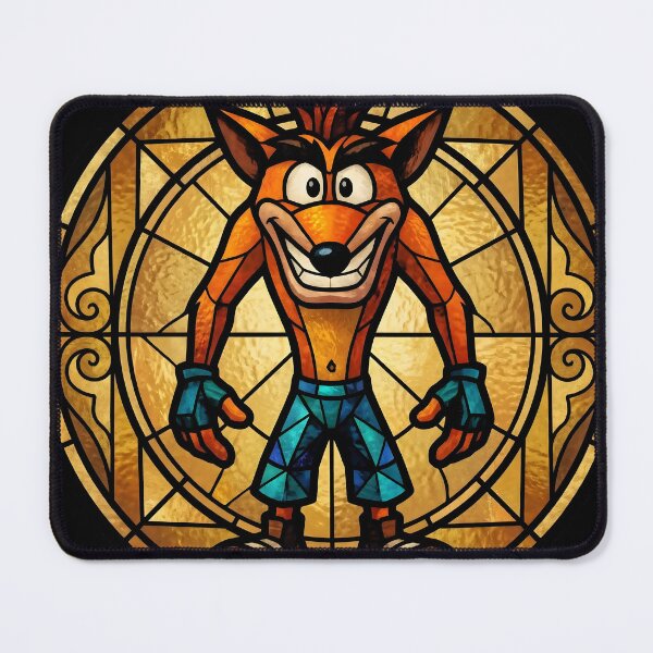 Item preview, Crash Bandicoot Crash Bandicoot Stained Glass Video Game Streetwear Tee designed and sold by Senpaiwaves.