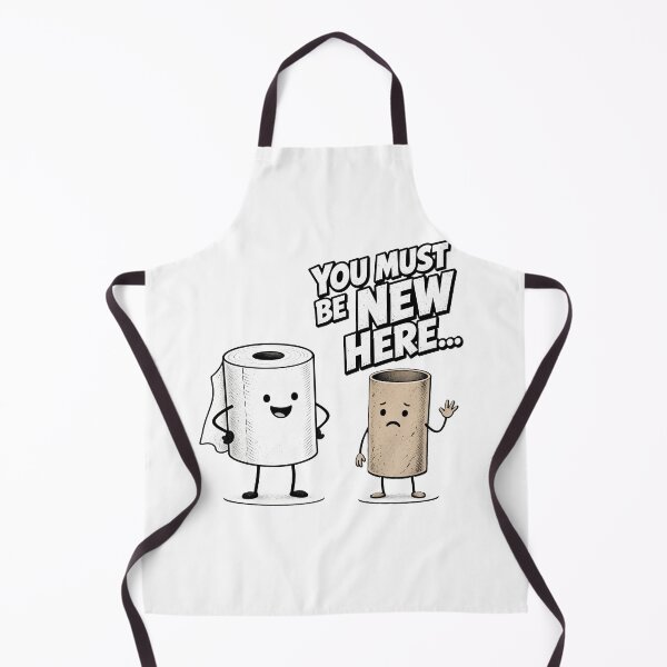 Item preview, You Must Be New Here Toilet Paper Humor designed and sold by TshirtsOnline-.