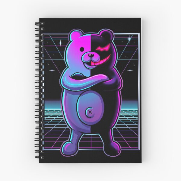 Item preview, Monokuma Danganronpa Synthwave Gamer Graphic Tee designed and sold by Senpaiwaves.
