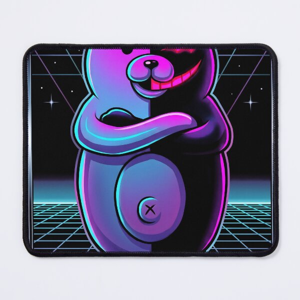 Item preview, Monokuma Danganronpa Synthwave Gamer Graphic Tee designed and sold by Senpaiwaves.