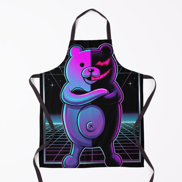Item preview, Monokuma Danganronpa Synthwave Gamer Graphic Tee designed and sold by Senpaiwaves.