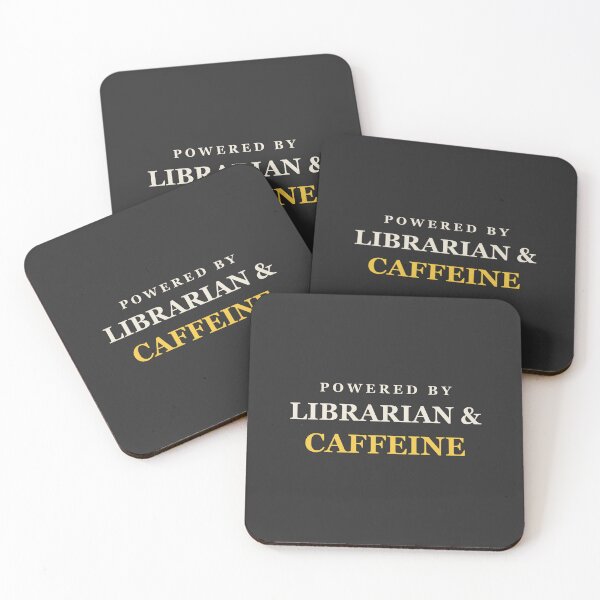 Item preview, Powered By Librarian & Caffeine - Librarian designed and sold by RetroThreadWorks.