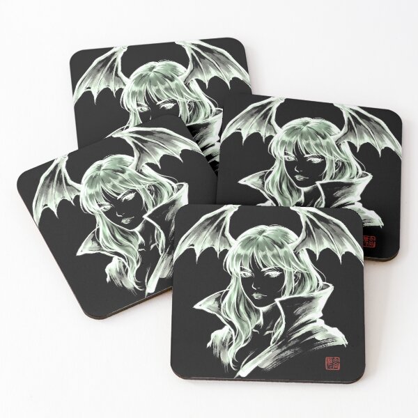 Item preview, Morrigan Aensland Darkstalkers Sumi-e Anime Gaming Shirt designed and sold by Senpaiwaves.
