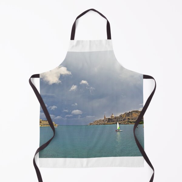 Item preview, Panoramic view of Valletta skyline and Fort Ricasoli with sailboats in Malta designed and sold by goceris.