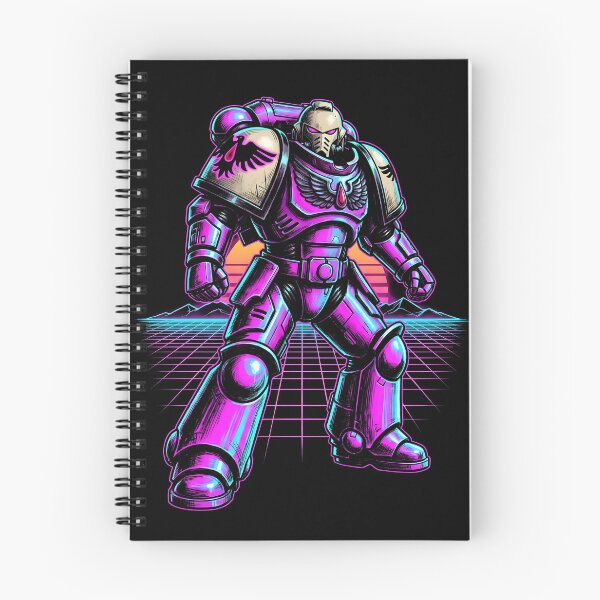 Item preview, Blood Raven Space Marine Dawn of War Synthwave Gaming Graphic Tee designed and sold by Senpaiwaves.
