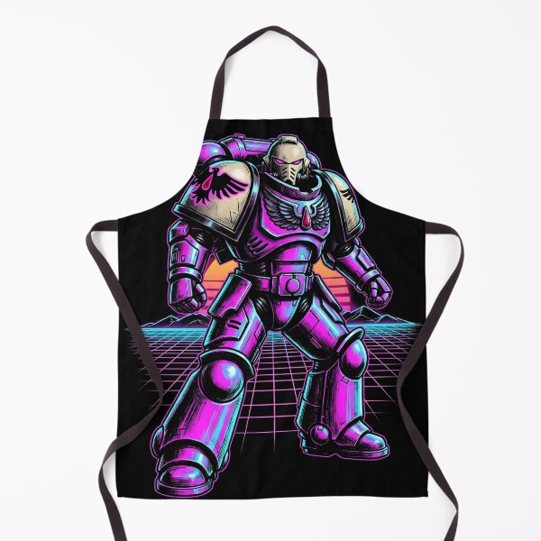 Item preview, Blood Raven Space Marine Dawn of War Synthwave Gaming Graphic Tee designed and sold by Senpaiwaves.