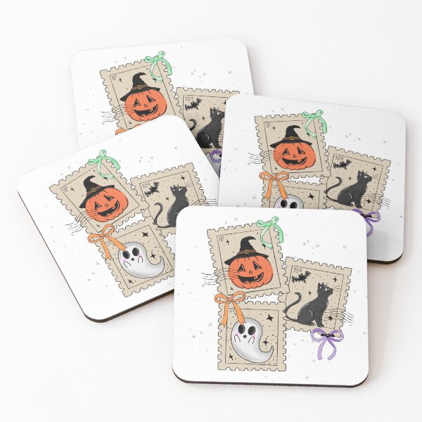 Item preview, Halloween Stamps designed and sold by ABowtique.