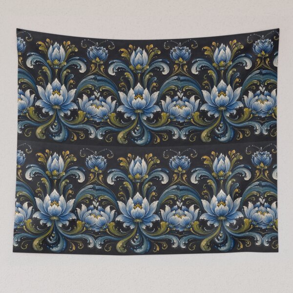 Item preview, Norwegian Rosemaling Oil On,Norwegian Blue Telemark Rosemaling  designed and sold by Owneysweet.