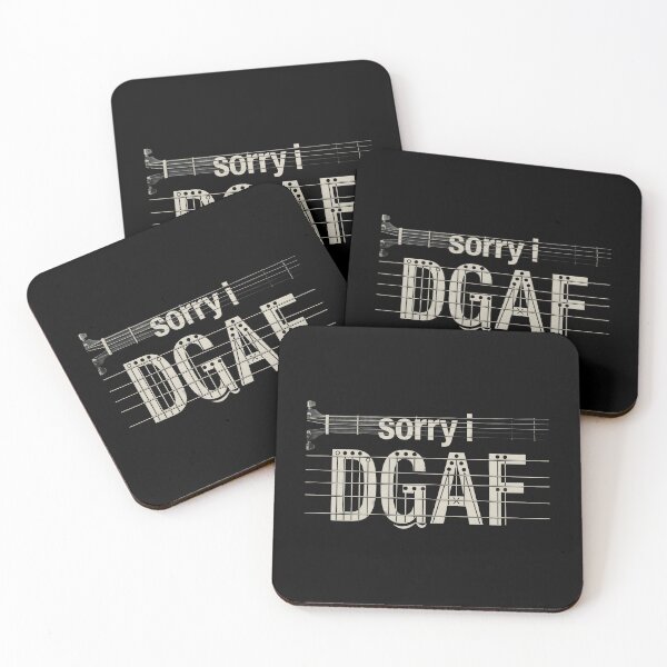 Item preview, Sorry I DGAF Guitar Shirt Funny Guitar Humor designed and sold by Redgiant87x.