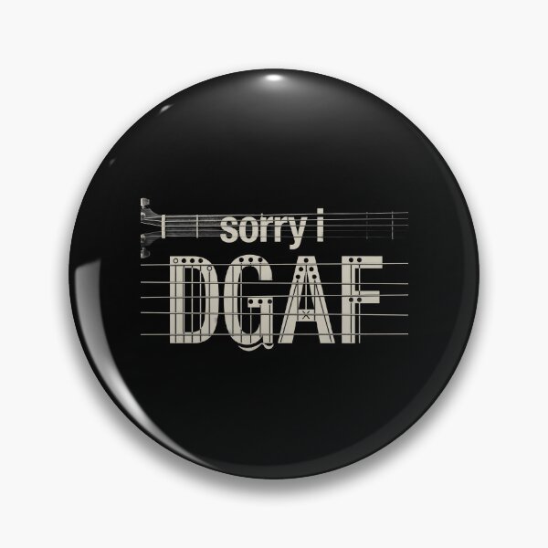 Item preview, Sorry I DGAF Guitar Shirt Funny Guitar Humor designed and sold by Redgiant87x.