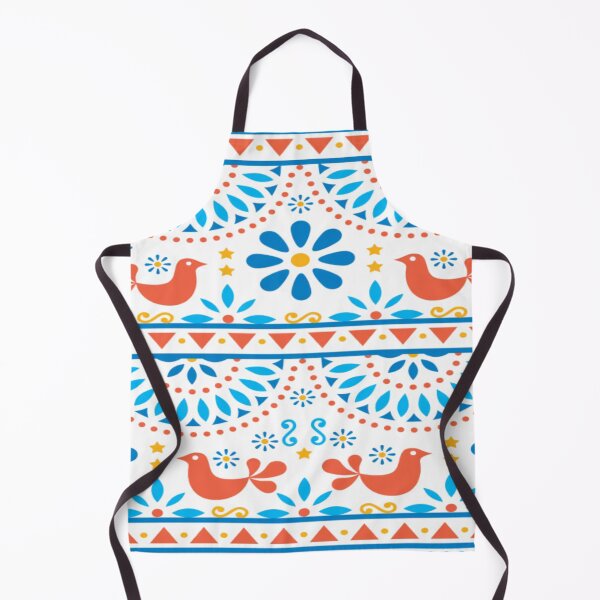 Item preview, Mexican Folk Art Birds & Flowers designed and sold by PoloPrintsUK.