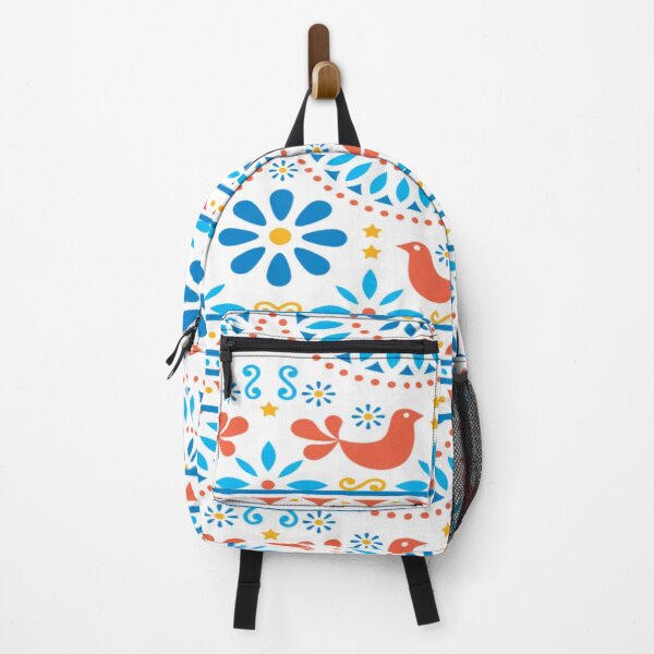 Item preview, Mexican Folk Art Birds & Flowers designed and sold by PoloPrintsUK.