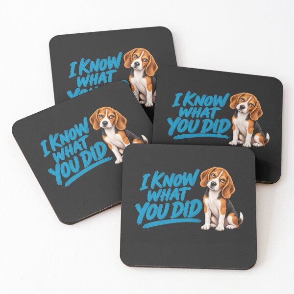 Item preview, I Know What You Did Funny Beagle Dog Humor designed and sold by AdicretorDesign.