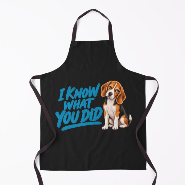 Artikelvorschau, Ich weiß, was du getan hast – Lustiger Beagle-Hunde-Humor entworfen und verkauft von AdicretorDesign.