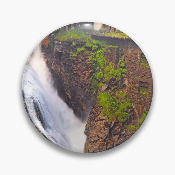 Item preview, Majestic Gasteiner waterfall and historic architecture in Bad Gastein, Austria designed and sold by goceris.