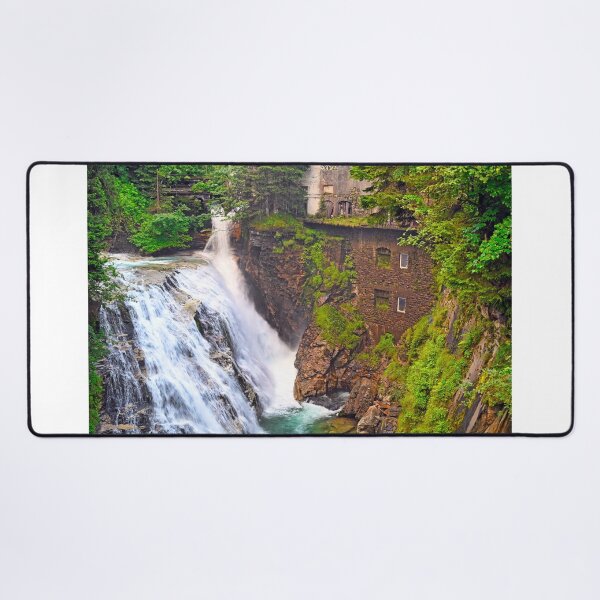 Item preview, Majestic Gasteiner waterfall and historic architecture in Bad Gastein, Austria designed and sold by goceris.