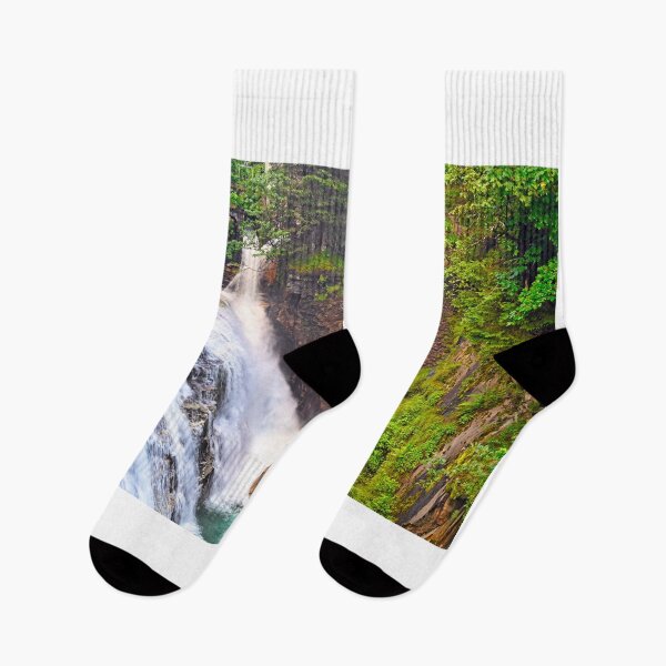 Item preview, Majestic Gasteiner waterfall and historic architecture in Bad Gastein, Austria designed and sold by goceris.
