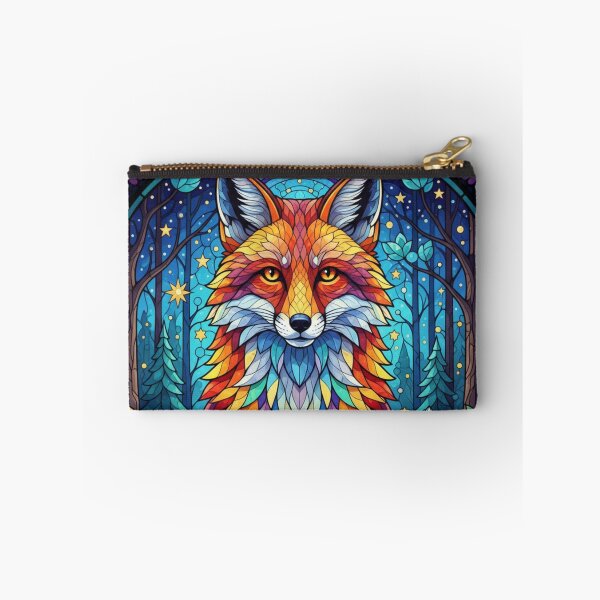 Item preview, Stained glass fox designed and sold by AnonimusDesigns.