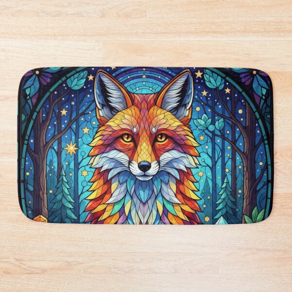 Item preview, Stained glass fox designed and sold by AnonimusDesigns.