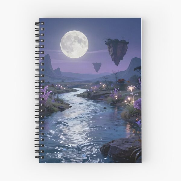 Item preview, Magical Islands Floating Above an Enchanted Stream designed and sold by Fanta-sticky.