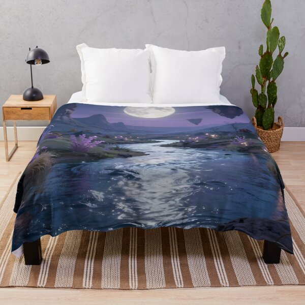Item preview, Magical Islands Floating Above an Enchanted Stream designed and sold by Fanta-sticky.