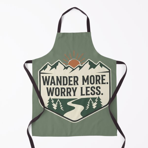 Item preview, Wander More Worry Less Outdoor Adventure designed and sold by Amr Darwish Graphic designer.