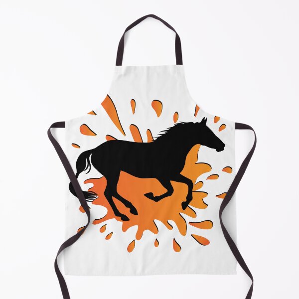 Item preview, The silhouette of an Abaga horse and a stain designed and sold by Cheval-de-coeur.