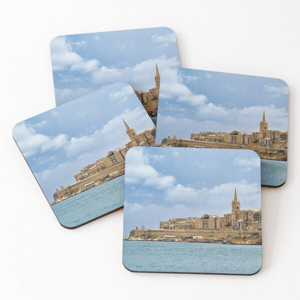 Item preview, El emblemático horizonte de La Valeta con la cúpula de la Iglesia Carmelita y la Pro-Catedral de San Pablo, Malta. designed and sold by goceris.