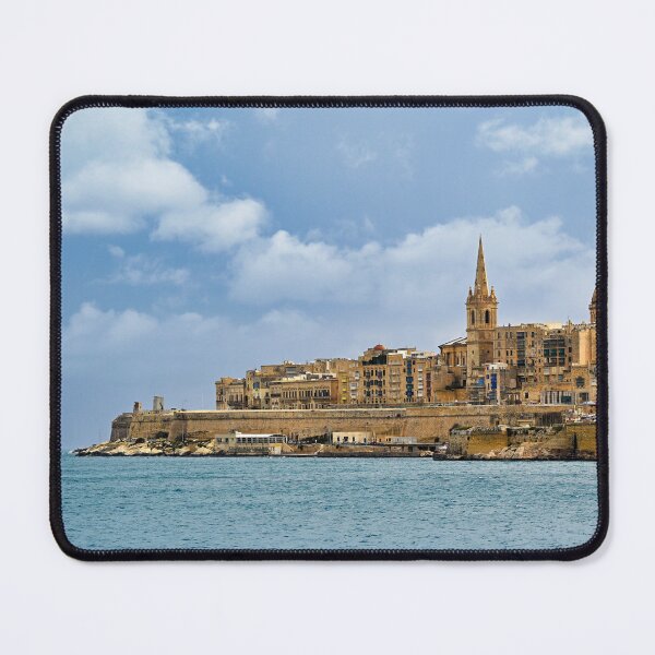 Item preview, Iconic Valletta skyline with Carmelite Church dome and St Paul's Pro-Cathedral, Malta designed and sold by goceris.