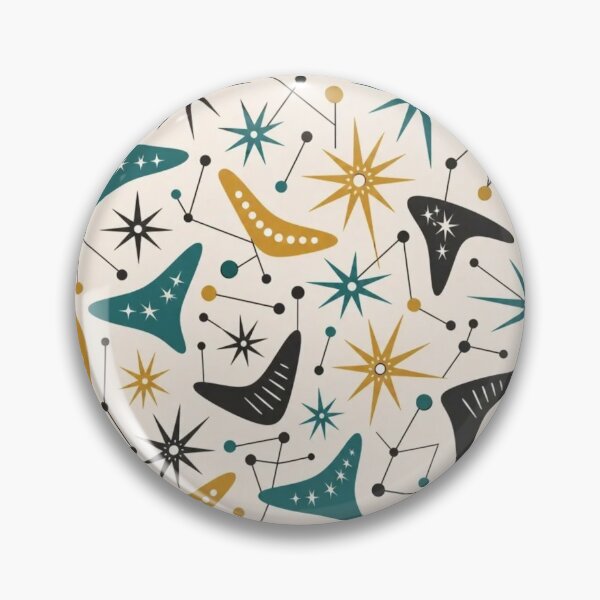 Item preview, Atomic Age Starburst Seamless Pattern | Vintage Mid Century Modern Repeat Design designed and sold by StickyGuys.