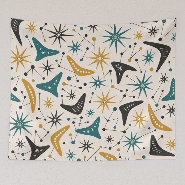 Item preview, Atomic Age Starburst Seamless Pattern | Vintage Mid Century Modern Repeat Design designed and sold by StickyGuys.