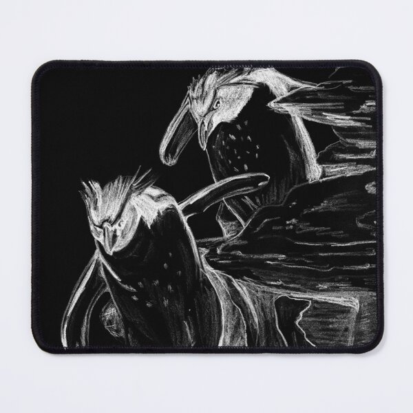 Item preview, Rockhopper Penguins Chalk Sketch – Teamwork & Motion Art designed and sold by Dina's Fine Arts.