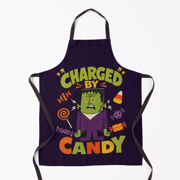 Item preview, Charged by Candy Frankenstein Halloween Humor designed and sold by Victor Shadehorn.